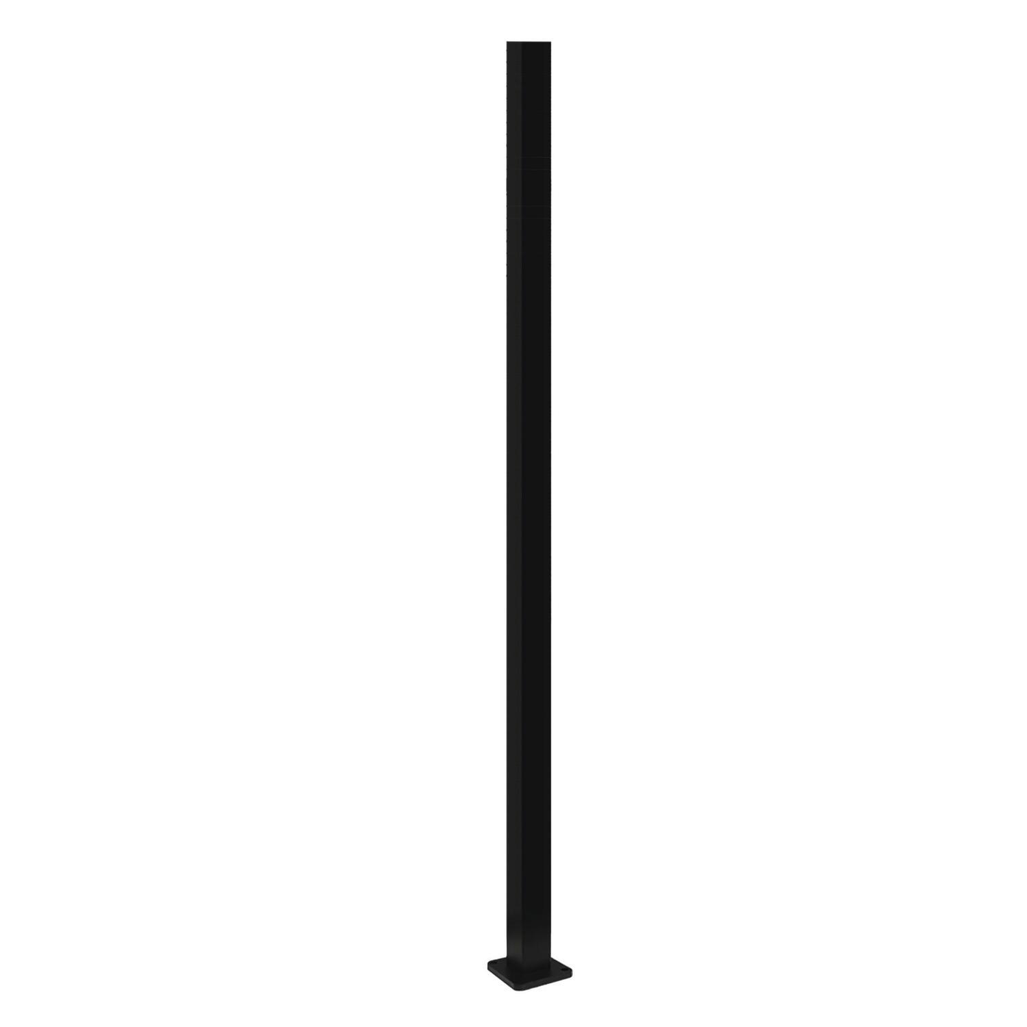 Aluminium Flanged Slat Fence post