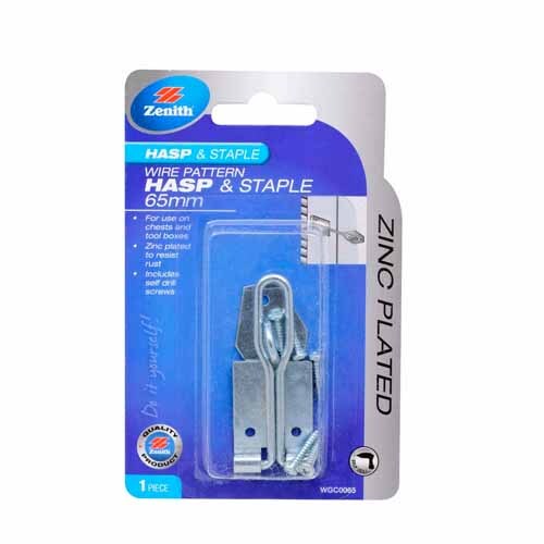 Wire Pattern Hasp & Staple