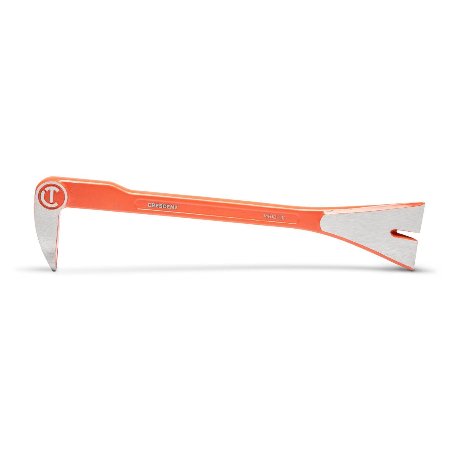 Molding Removal Pry Bar with Nail Puller  12 inch