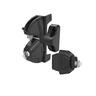 LokkLatch® Deluxe Gate Latch Kit with Short Bolt 38-150mm, 19mm Black