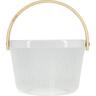 Round Mesh Basket W/Wood Handle