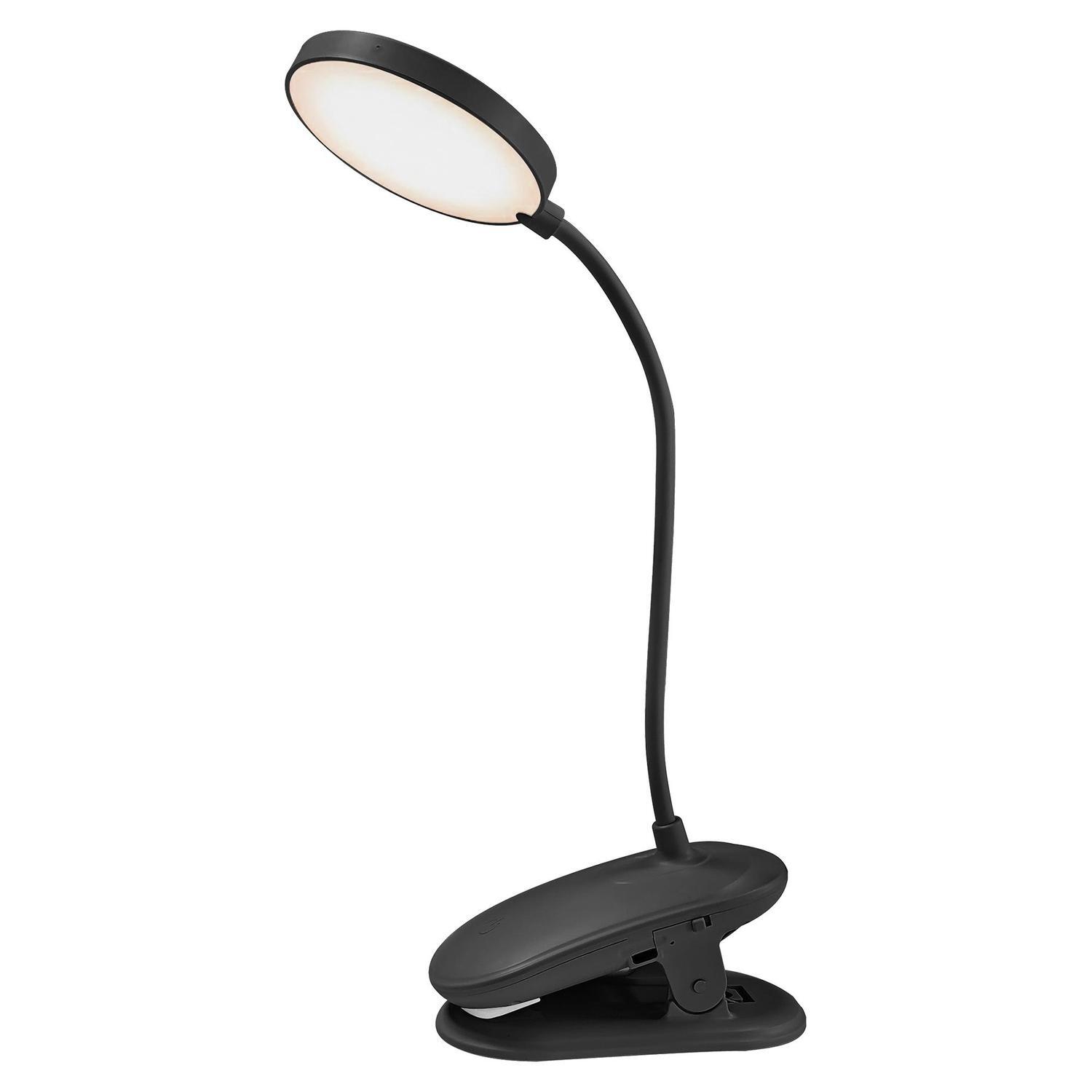 Nash LED Clamp Lamp 3.5 Watts Black