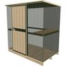 Shed H:1770mm, W:1830mm, D:1080mm Assorted Colours