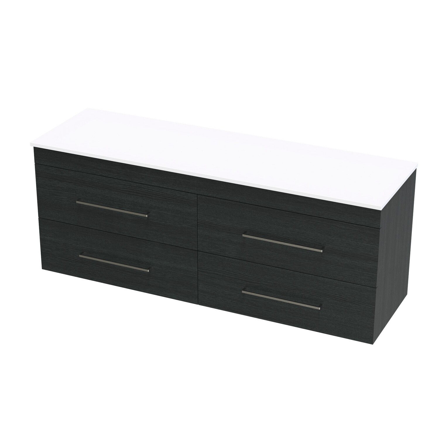 Cashmere Pro Double Drawer Wall Hung Vanity