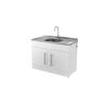 Workstation Laundry Tub 1200mm White