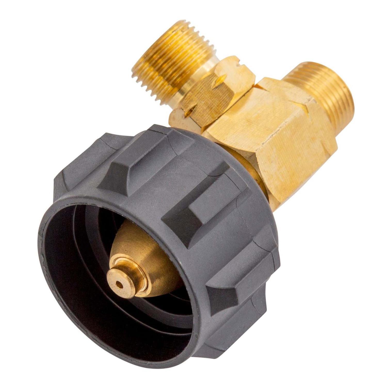 Safelok (LCC27) to Twin Camping (3/8" BSP) Outlets Adaptor
