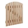 Picket Gate - Round Profile Top W: 900mm, H: 900mm