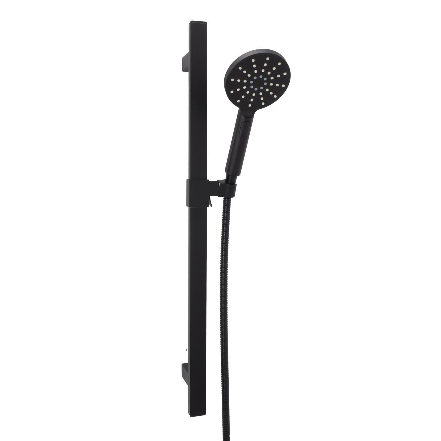 Multifunction Shower Rail  Black