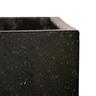 Cube Terrazzo Pot L Black