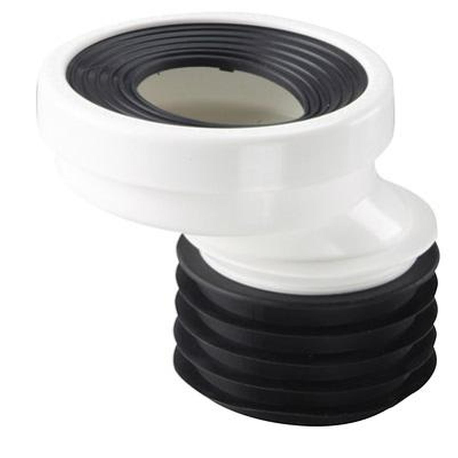 Flexi Fin Pan Connector 100mm/ Offset 40mm Black/White