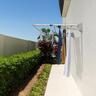 Hills Double Folding Frame Clothesline 26m Surfmist®