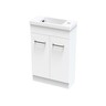 Cashmere 500 Floor Standing Hand Basin H: 780mm, W: 495mm, D: 211mm Ultra Gloss White