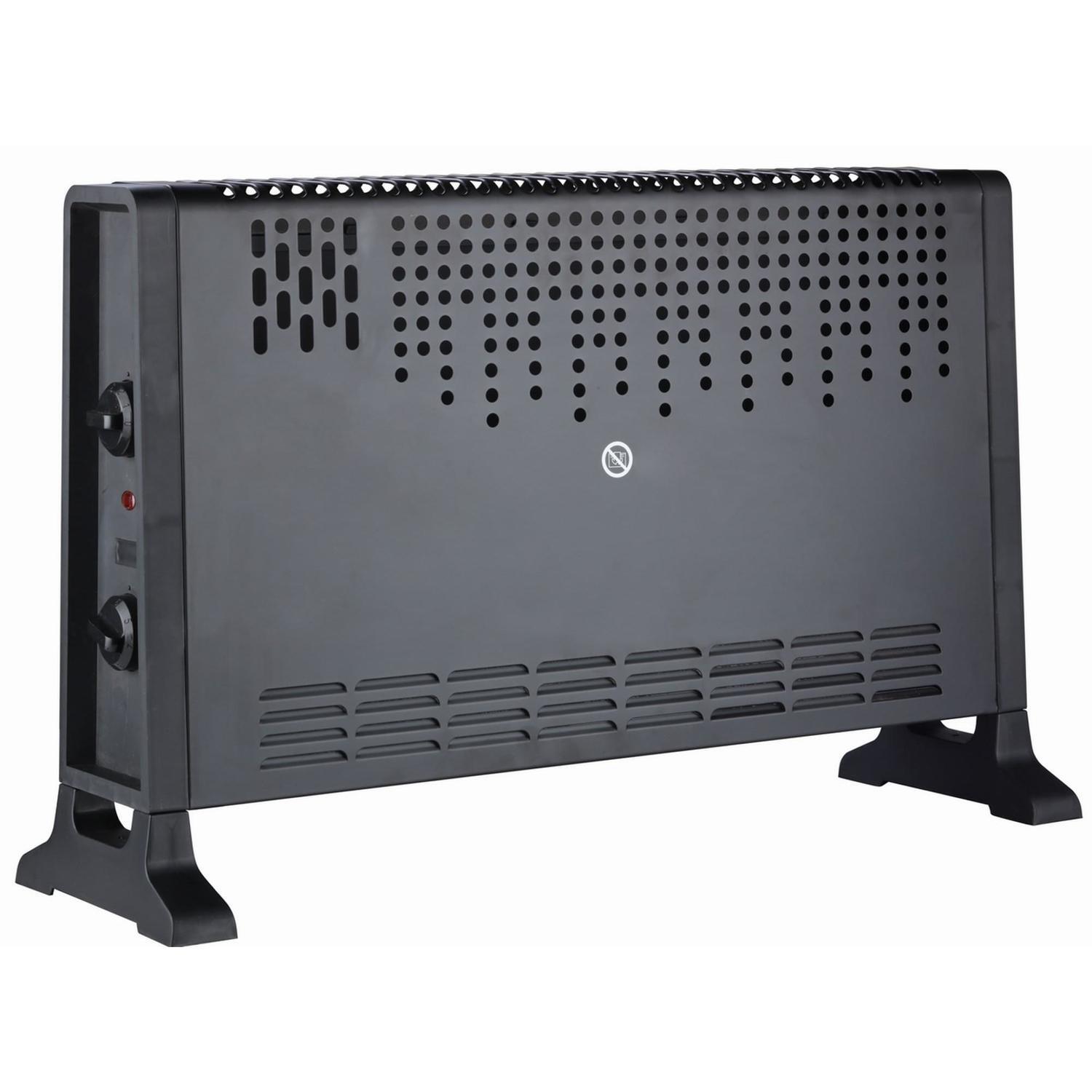 Convector Turbo Heater 2kW Black