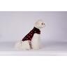 Fleece Pet Jacket Red Checkered S