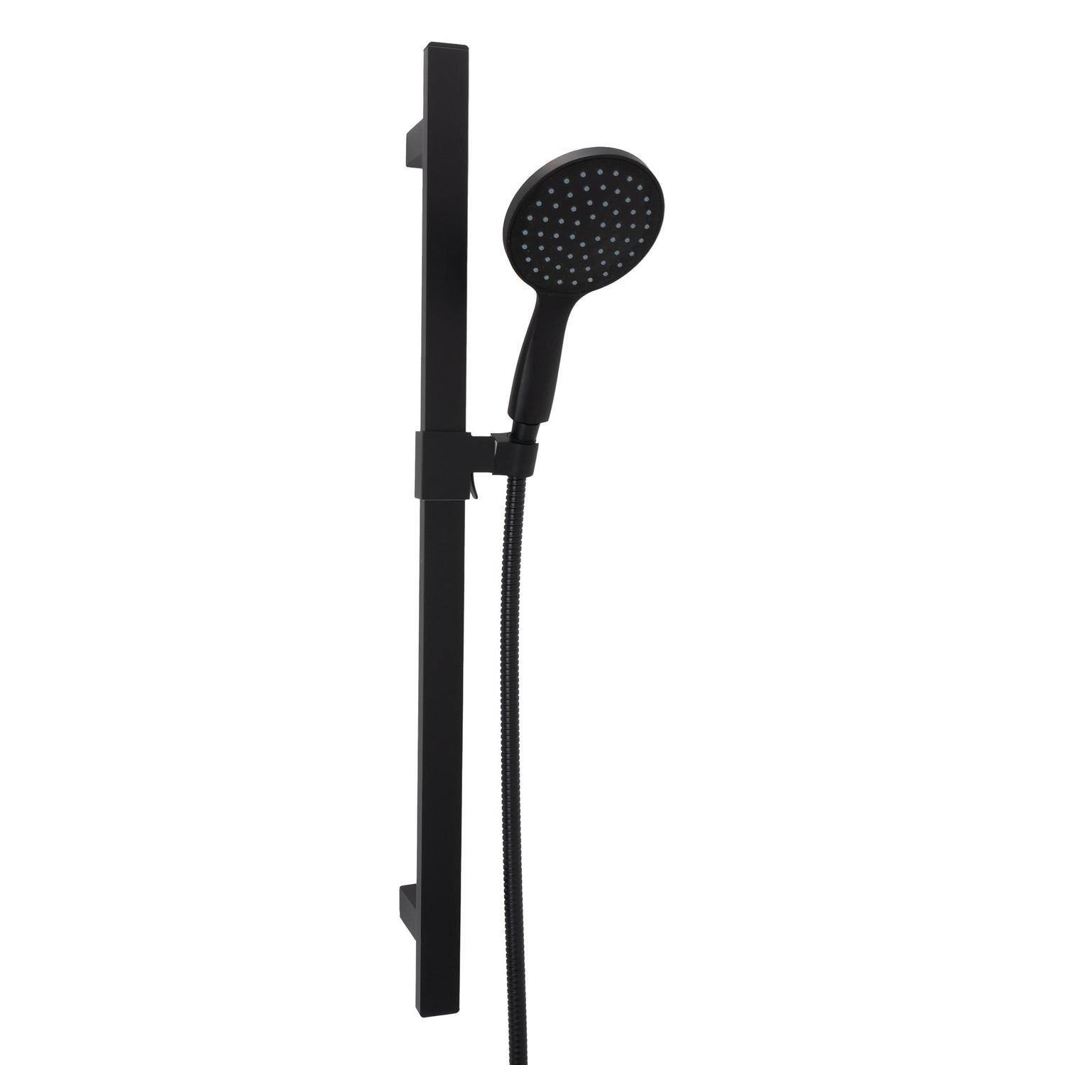 Shower Rail  Black