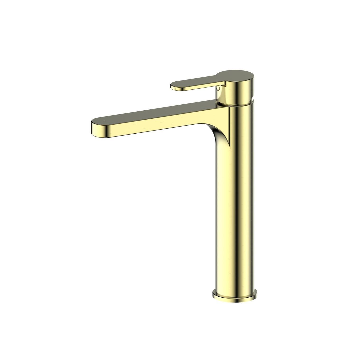 Tower Basin Mixer Brushed Brass