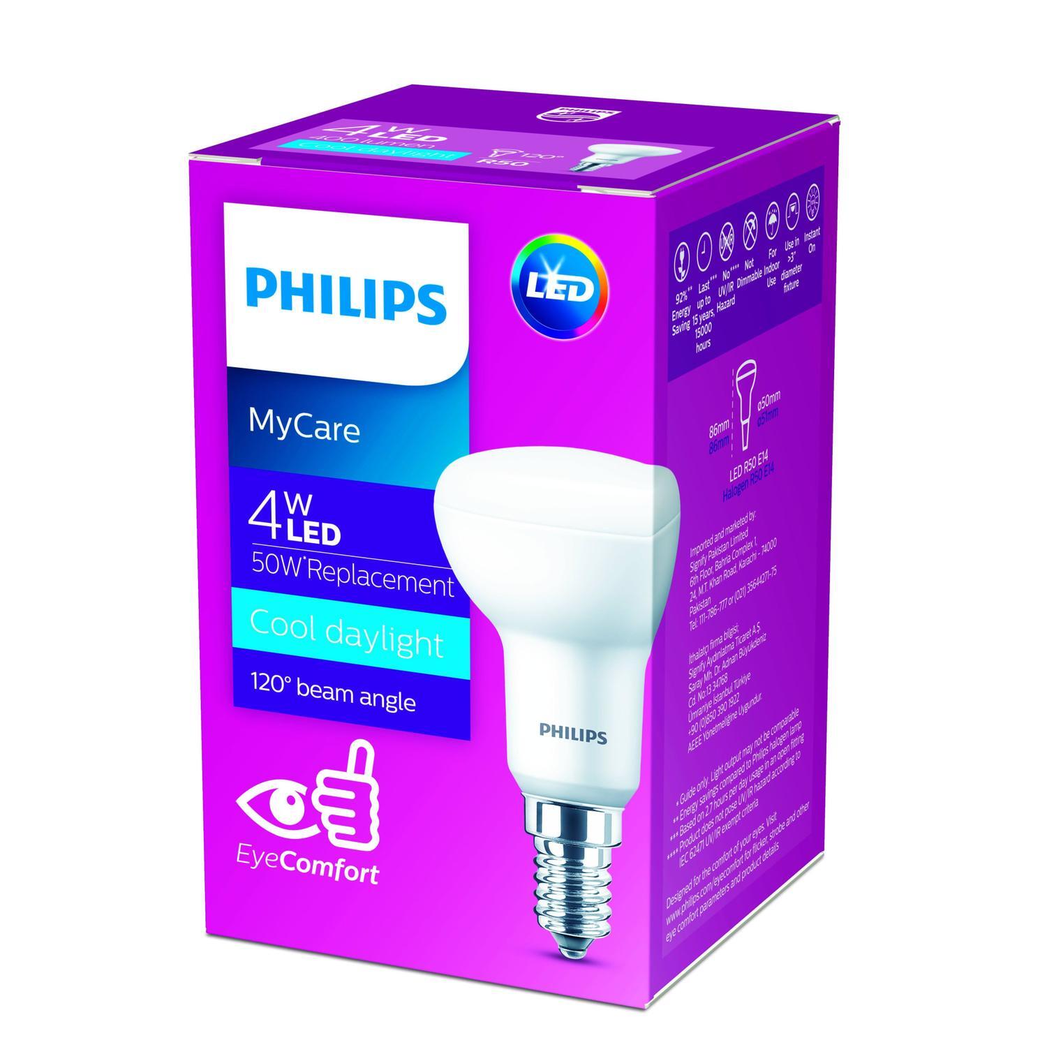 LED Reflector 10 Watt 400 Lumen E27 Cool Daylight R50  Frosted
