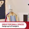 Folding Clothes Hanger Hook White