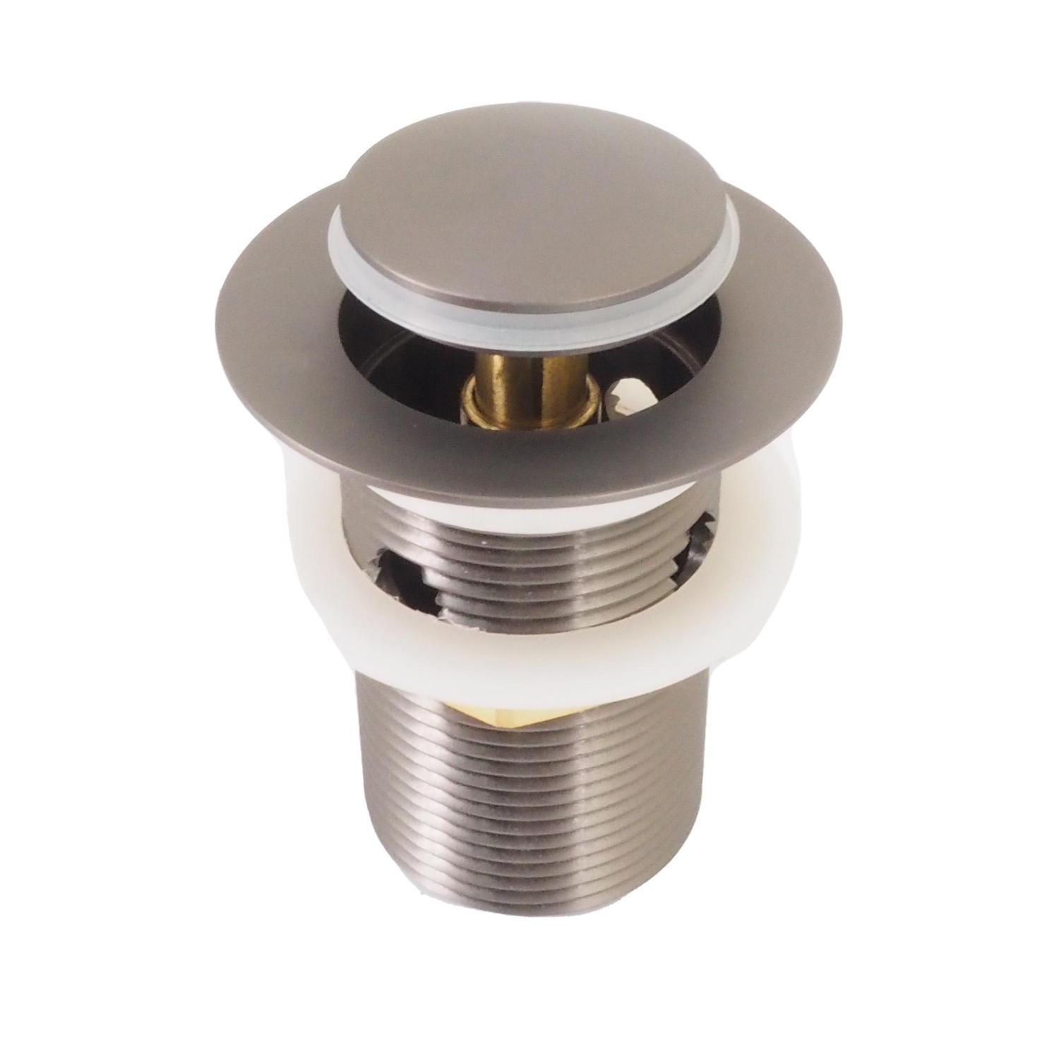 Spring Plug Waste 32mm with Overflow GM Gun Metal PVD