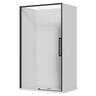 Alcove Frameless Sliding Flat Wall Acrylic Shower 1200 x 800 x 2040mm Black