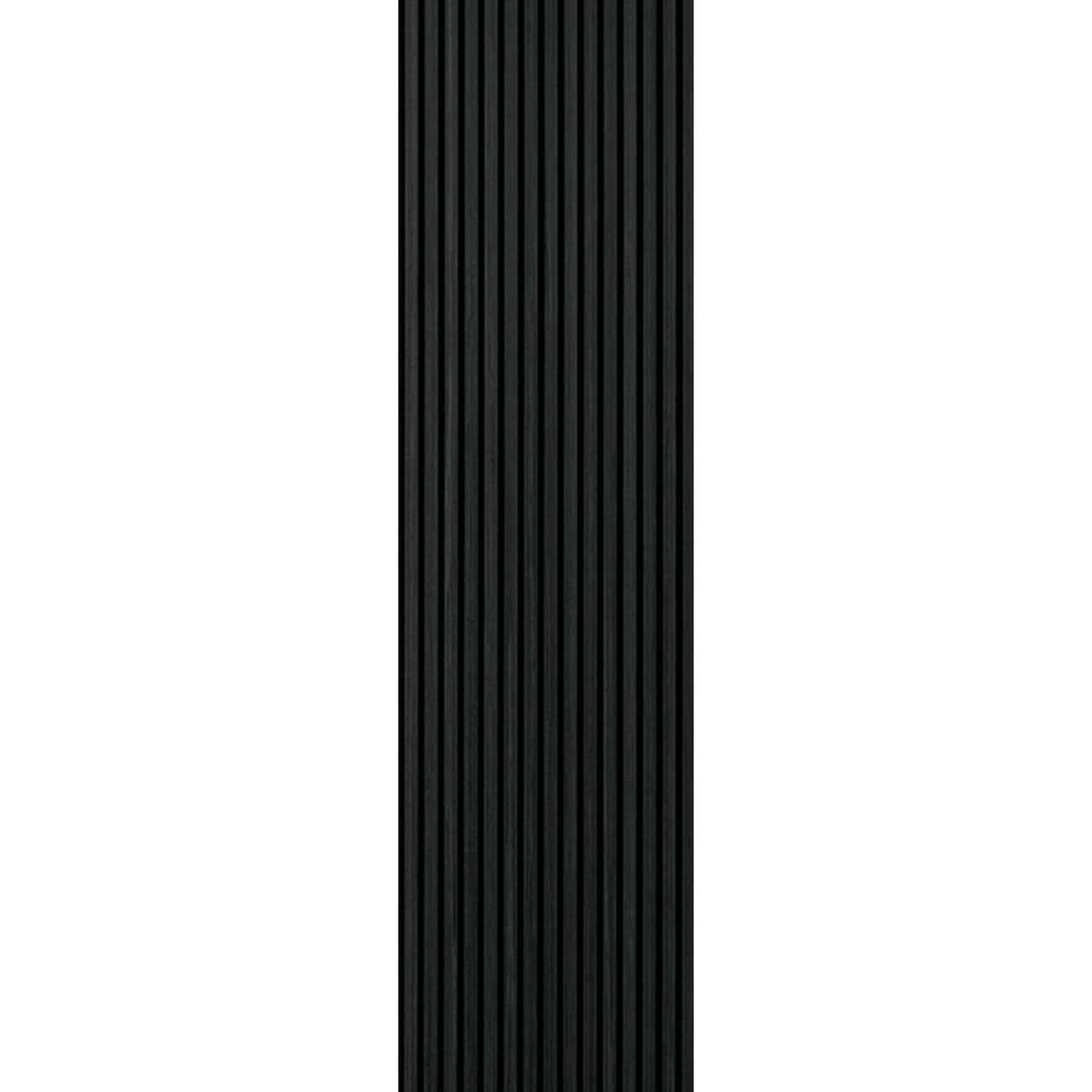 Acoustic Wood Slate Premium Panel 3 x .605m Black Oak