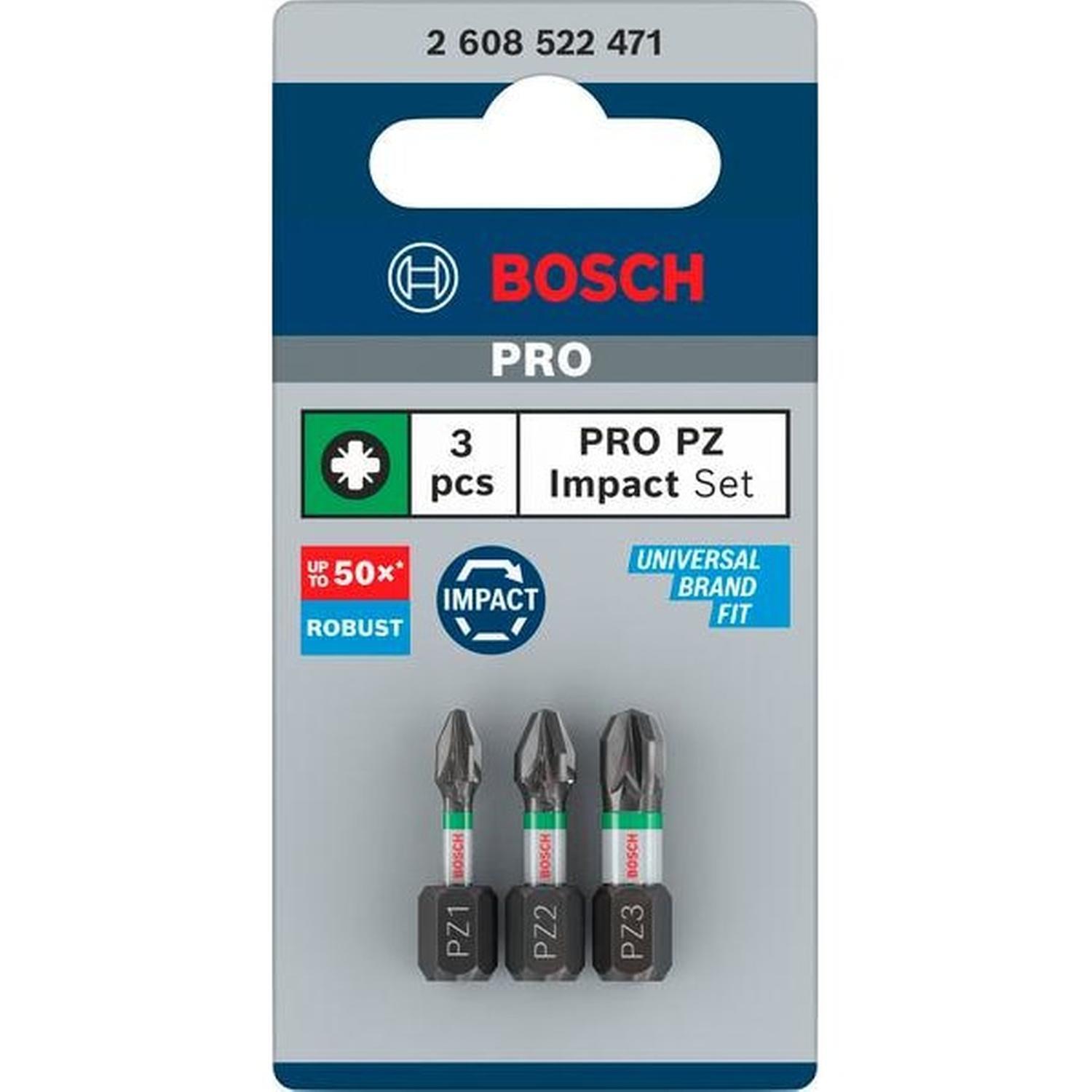 PRO PZ Impact Set 25mm 3 Piece (PZ1 PZ2 PZ3)