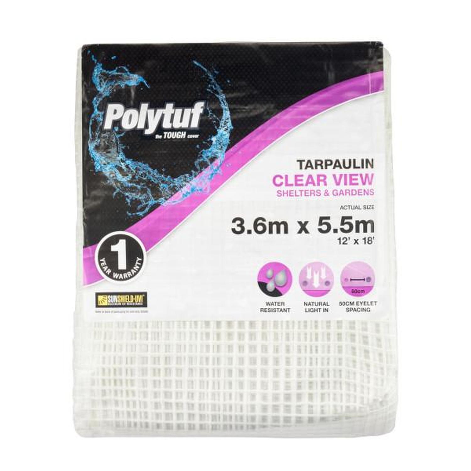 Tarpaulin Heavy Duty Clearview
