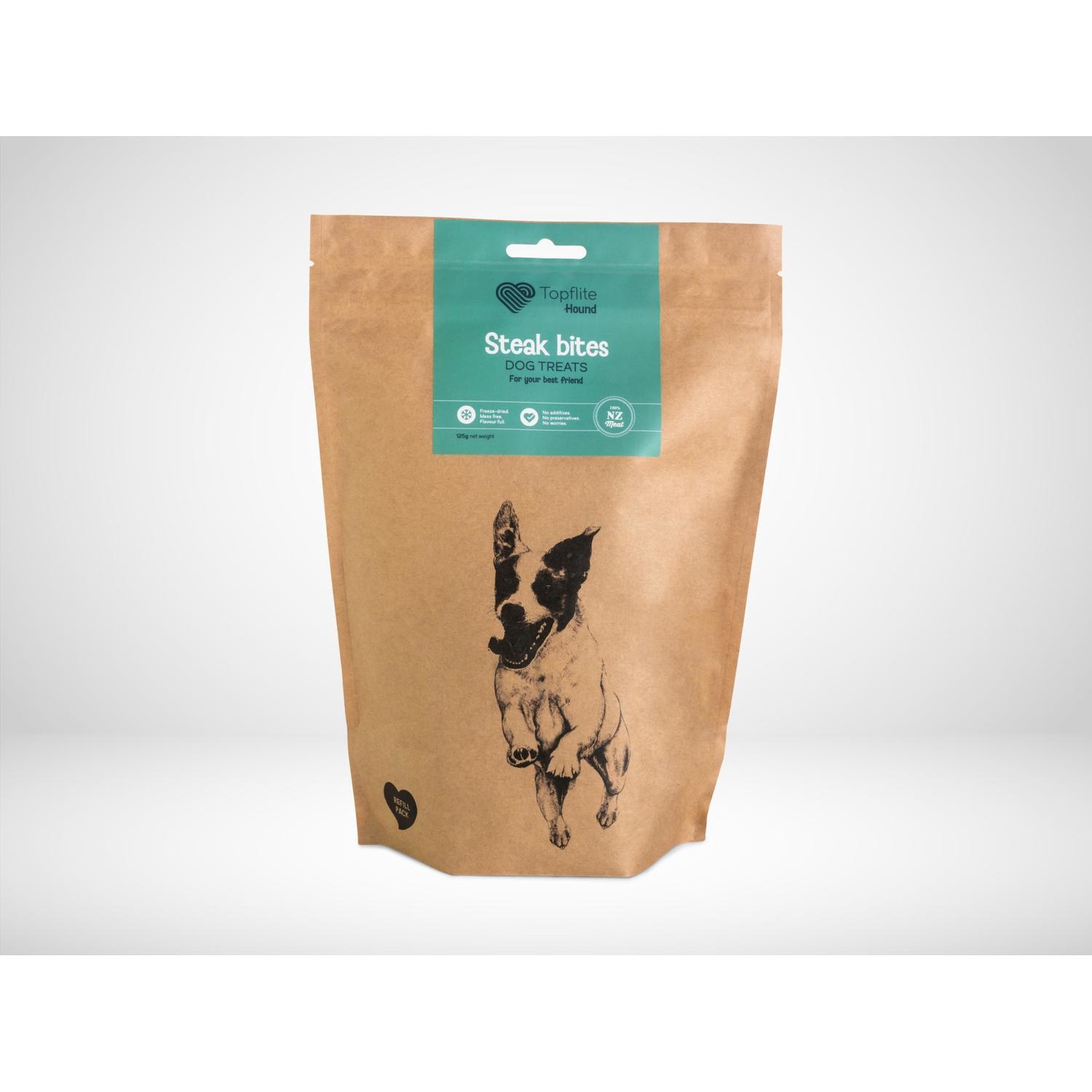 Steak Bites Dog Treat Refill Pack 125g