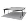 Double Carport L: 7250mm, W:6000mm, H:2100mm Black