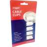 Stick-On Cable Clips 5 Pack Small White