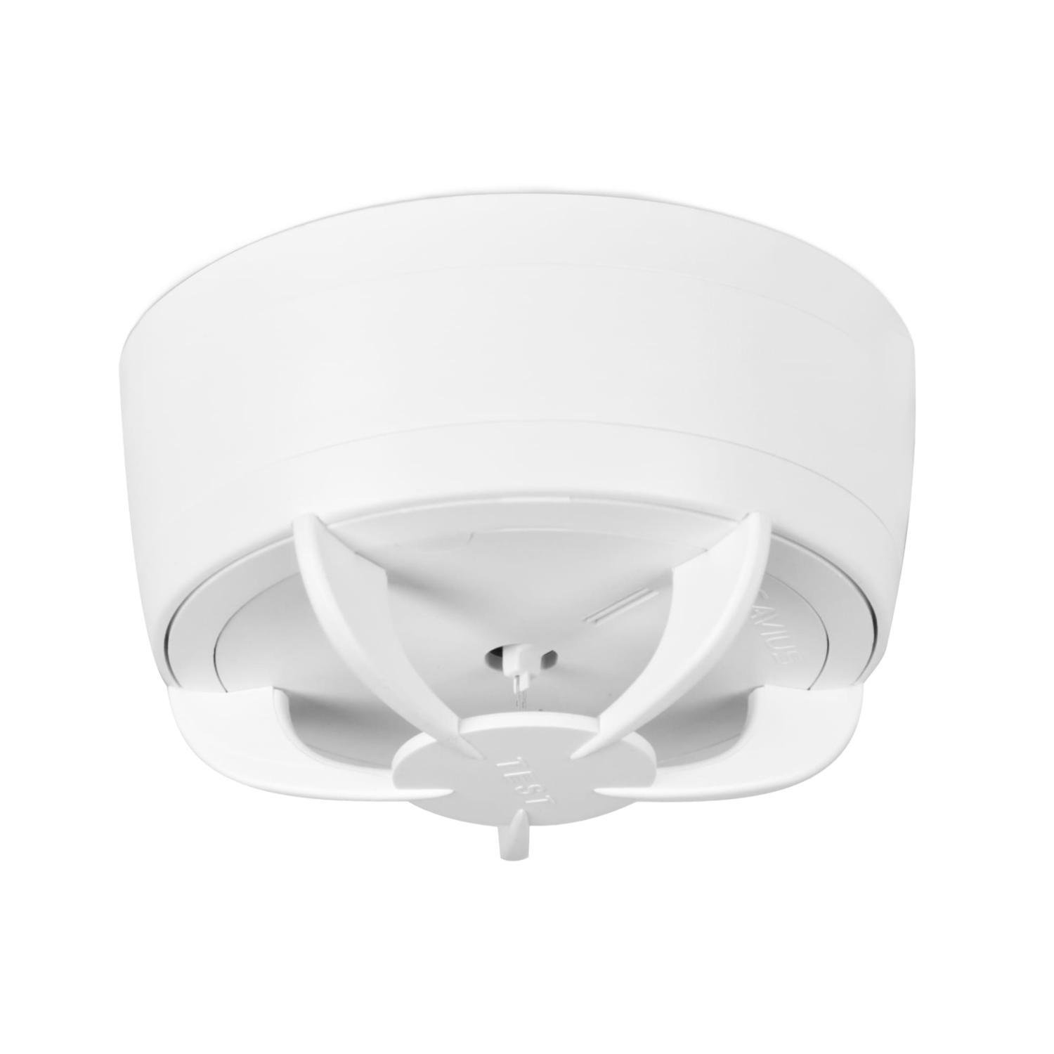Wireless Interconnect Heat Alarm  White