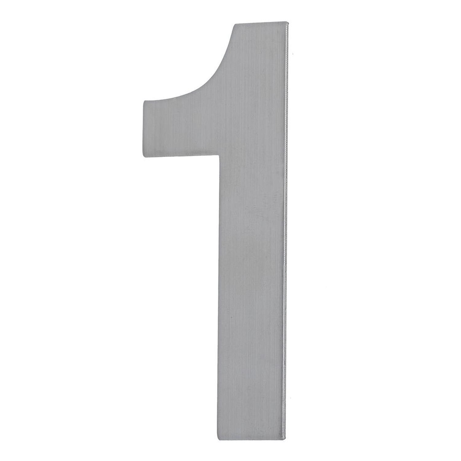 House Number ONE '1' Concealed Fix