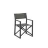 Outdoor Directors Bistro Chair Charcoal