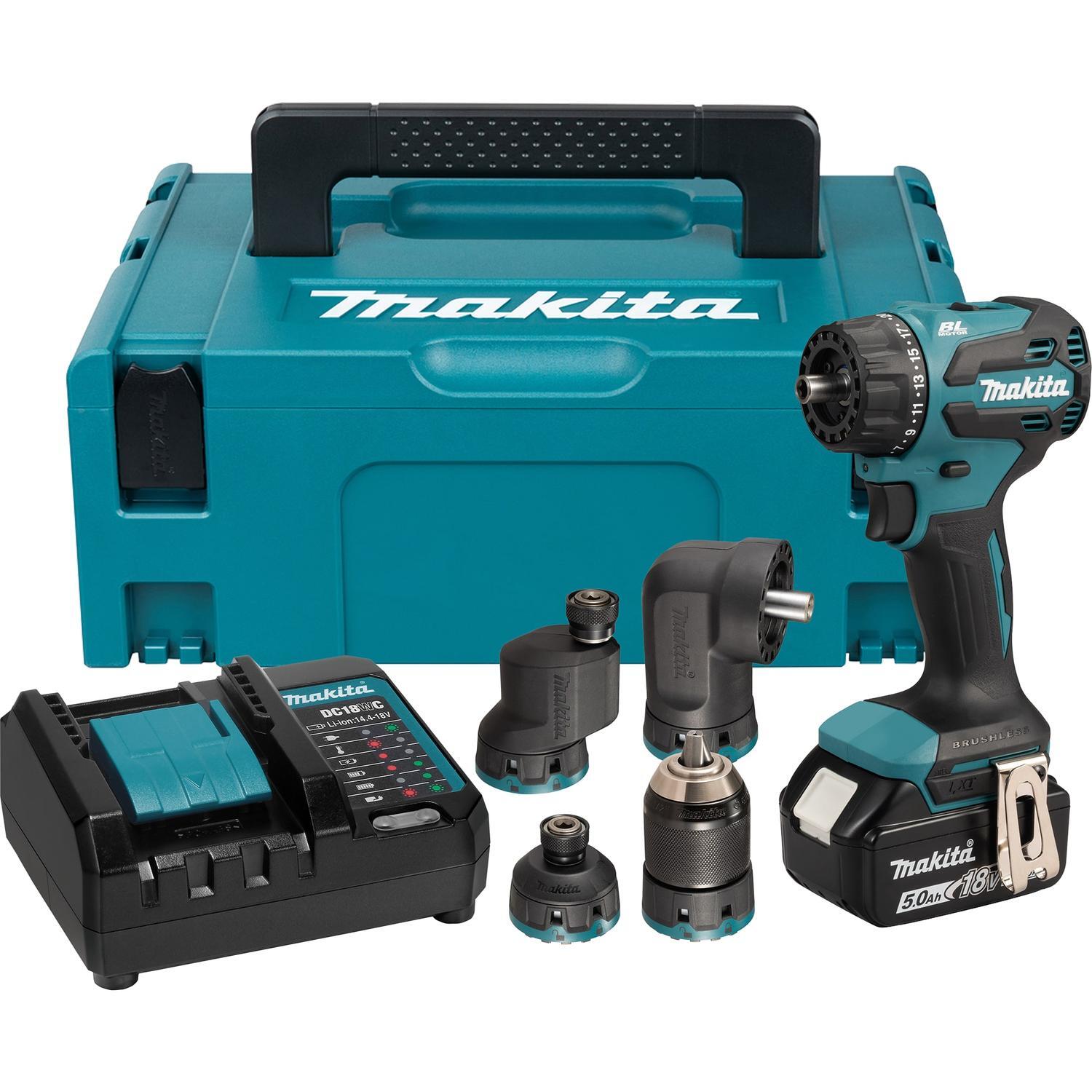 Multi Head Drill Driver 5.0Ah Kit 18 Volt