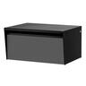 Metal Letterbox  Black/Grey