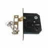3 Lever Mortice Lock 58mm Polished Brass