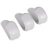 Self Adhesive J Hook H:75mm, W:25mm, W:35mm White