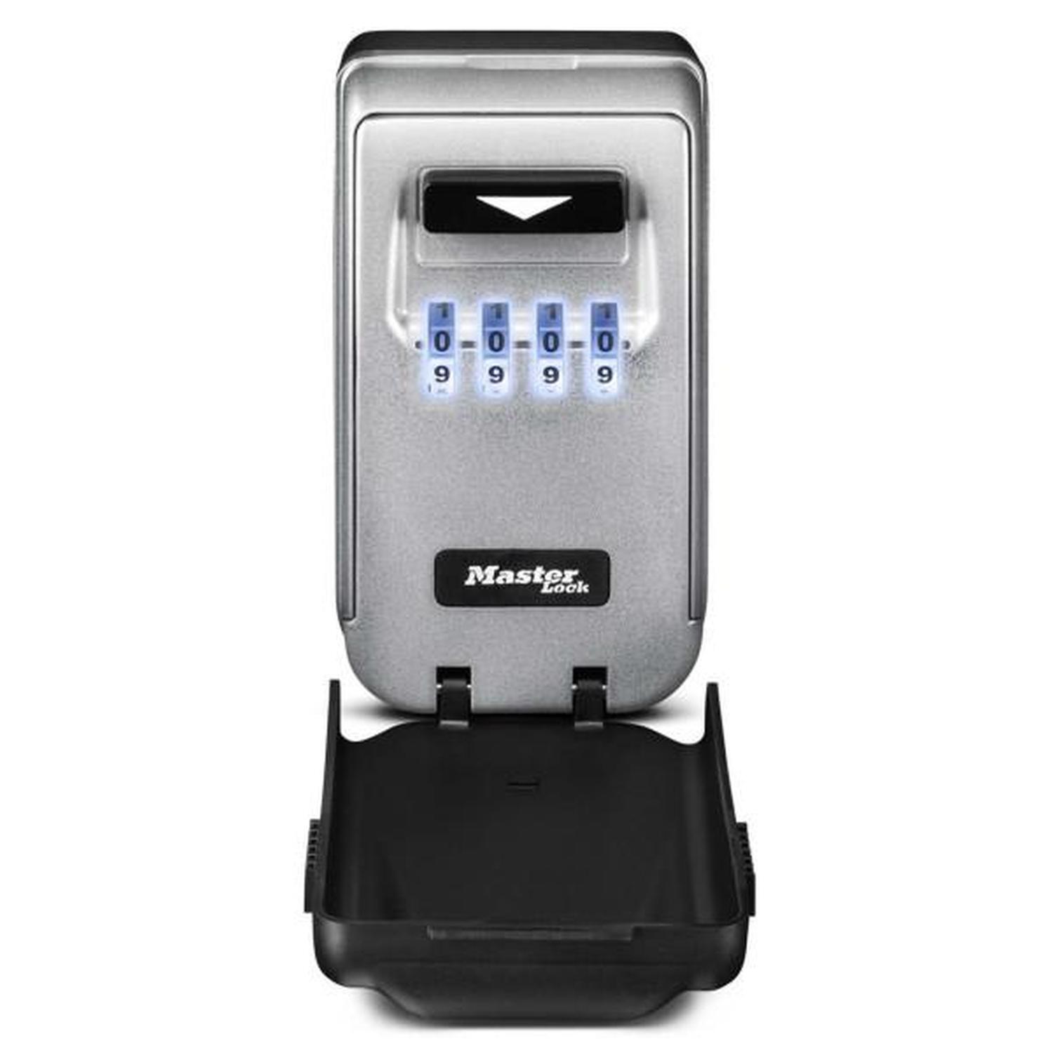 Light Up Push Button Wall Mount Key Safe