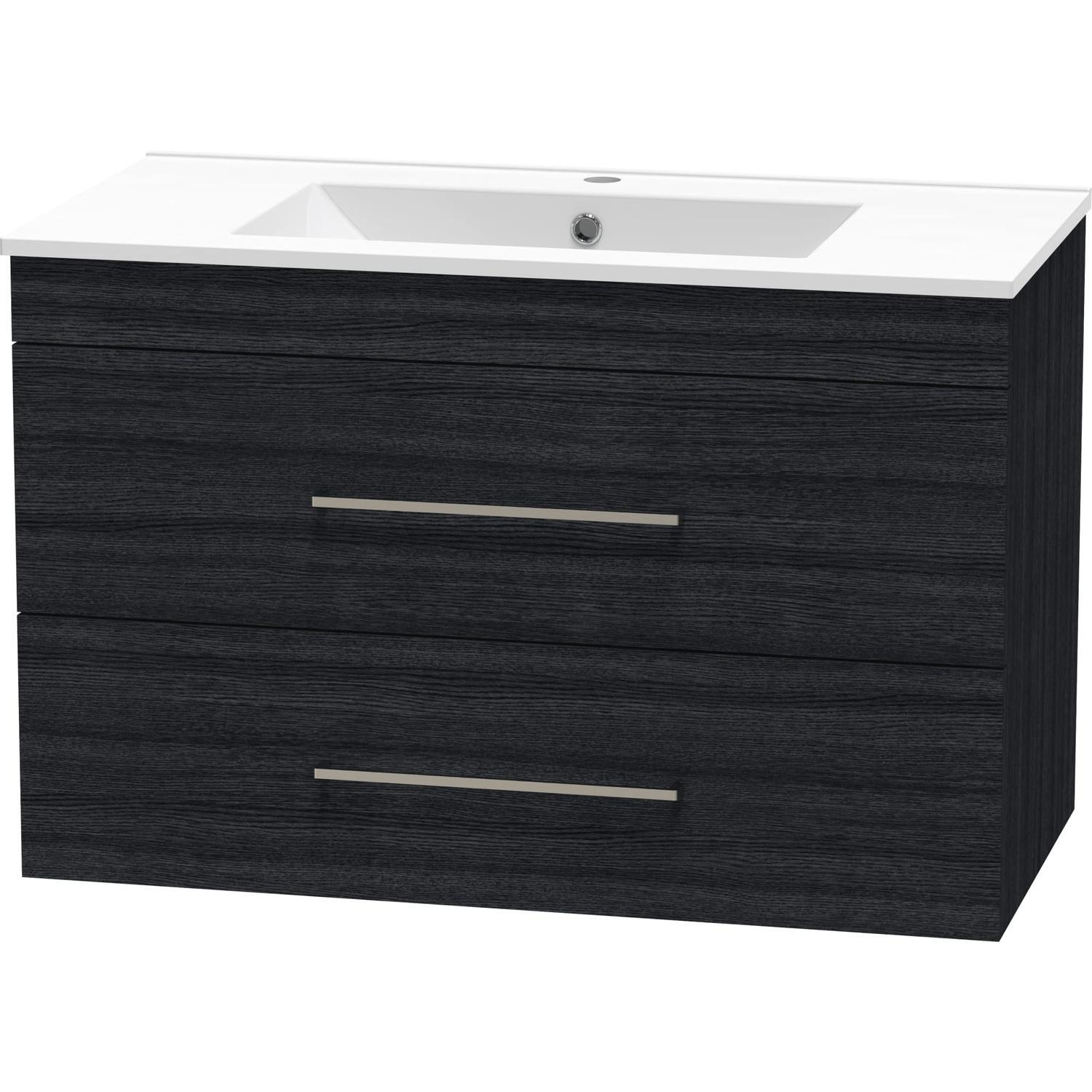 Cashmere Double Drawer Wall Hung Vanity