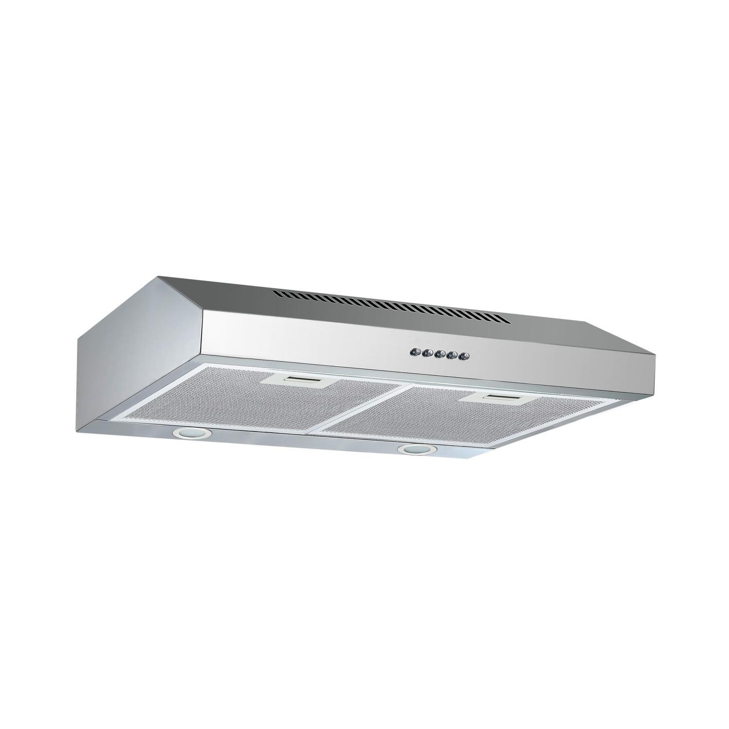 Compact Canopy Rangehood 60cm Stainless Steel