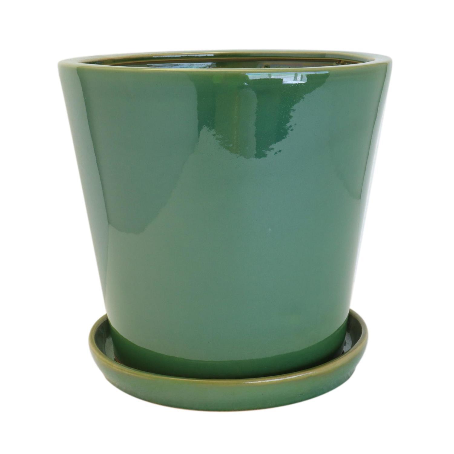 Glazed Round Pot