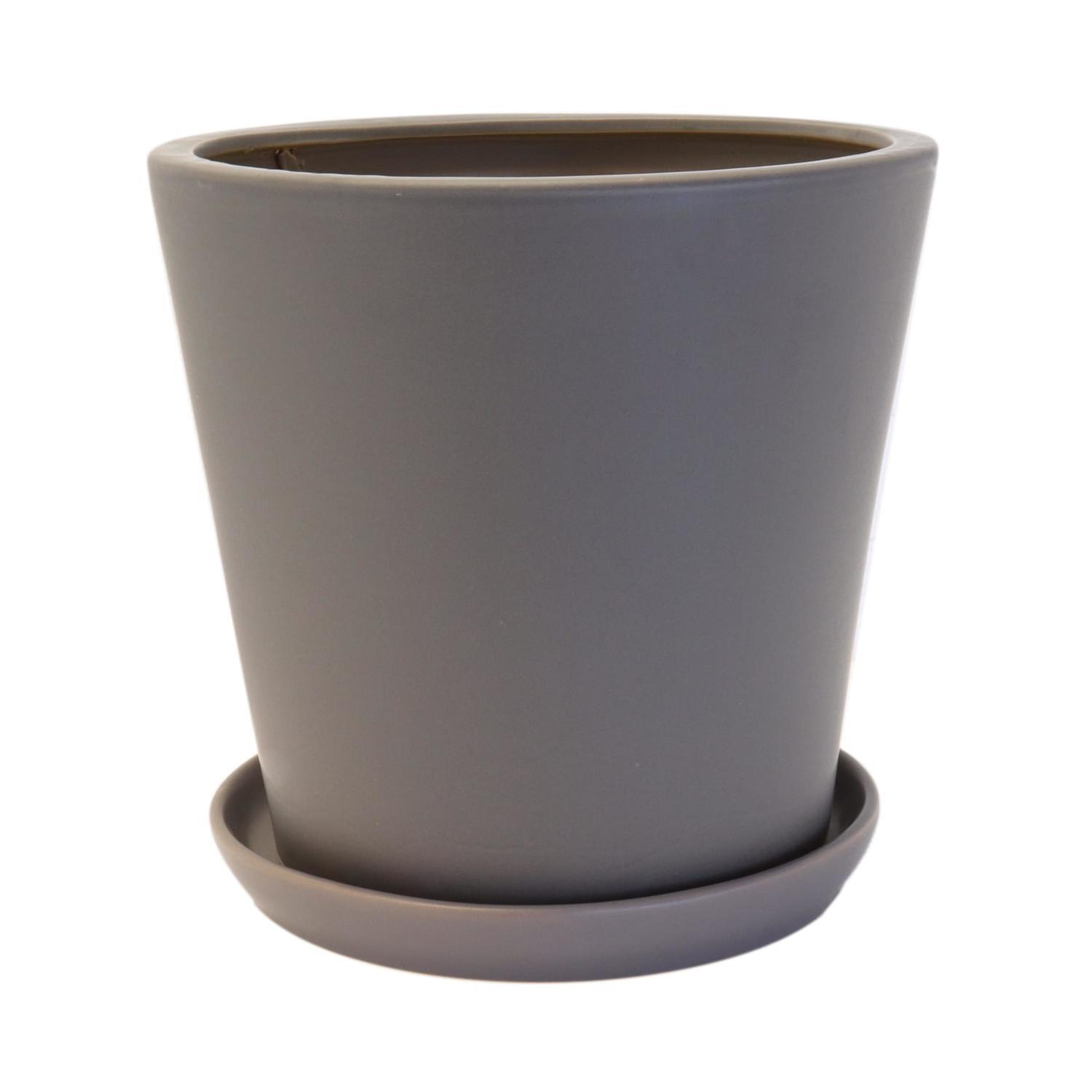 Glazed Round Pot