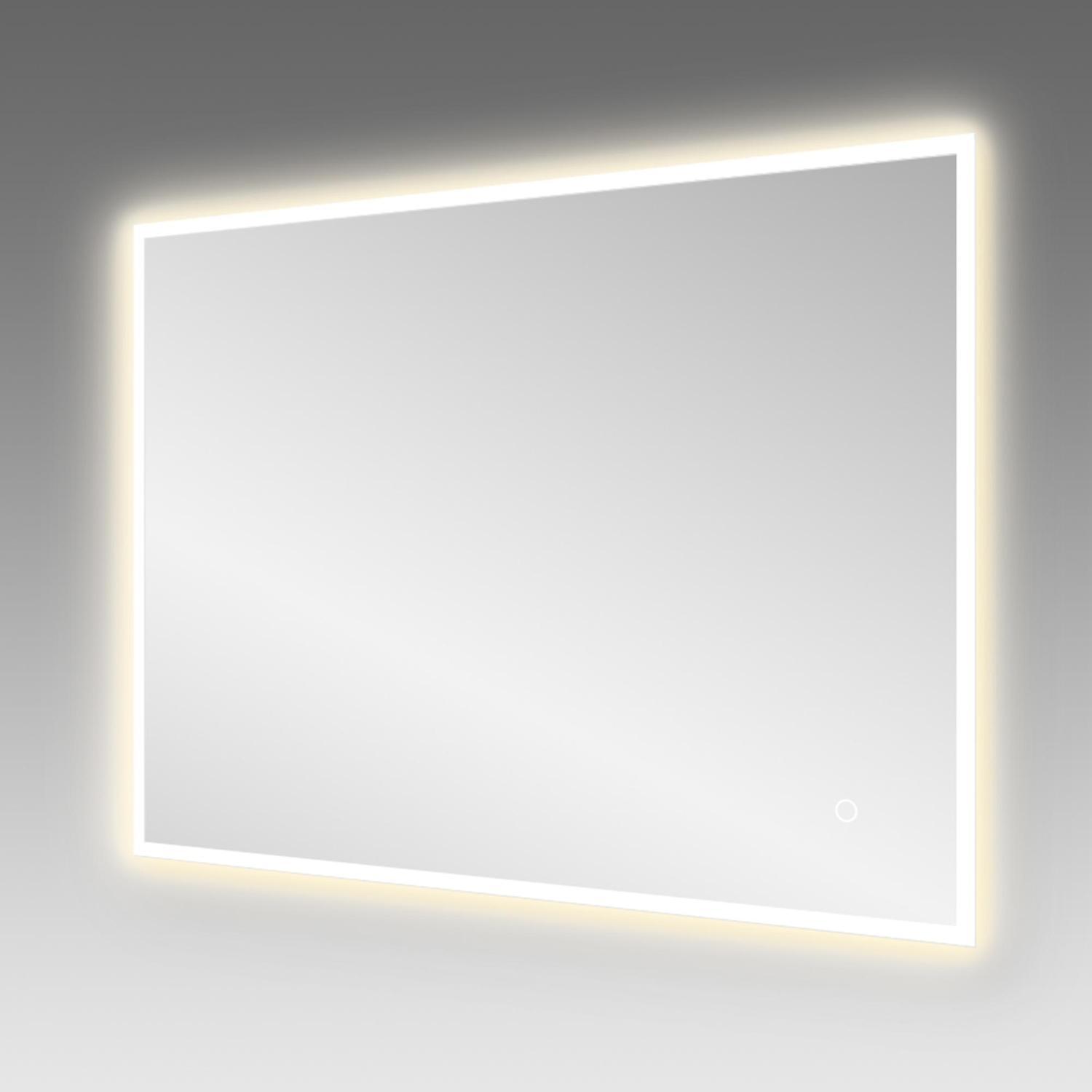 Front and Backlit LED Mirror with Demister 900 x 1200mm
