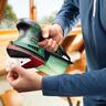 200 Watt Electric Dual Orbital / Multi Detail Sander, Speed Selection, Includes 2 x 80 Grit Sanding Sheets & Case (PSM 200 AES)