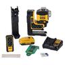 18V 3x 360 Remote Control Green Beam Laser Kit