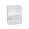 Floor Standing Vanity Open Shelf Cabinet 600mm Arctic Ice