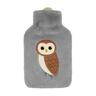 Hot Water Bottle with Cover Owl 1.9l