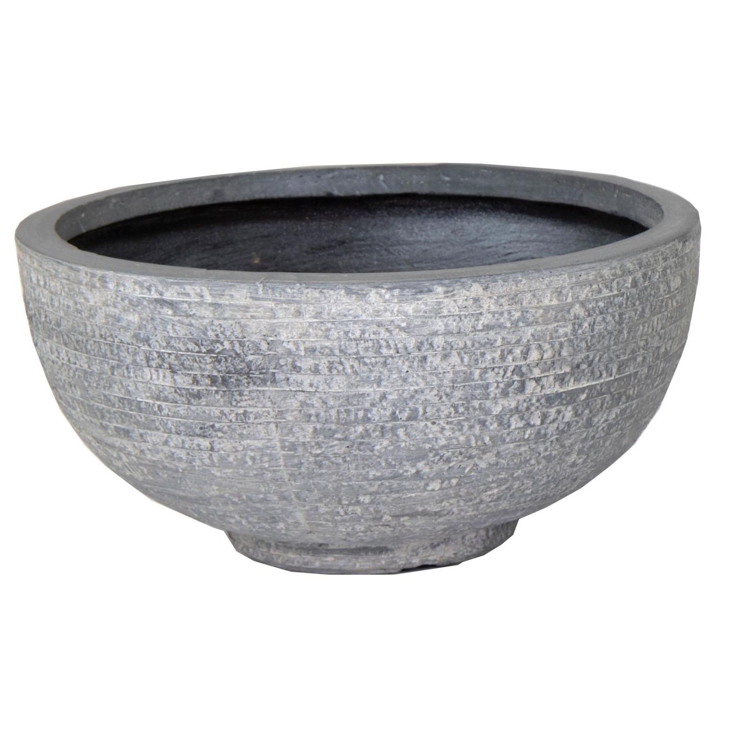 Low Bowl Clayfibre Pot Utah Medium