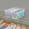 Narrow Storage Bin Clear
