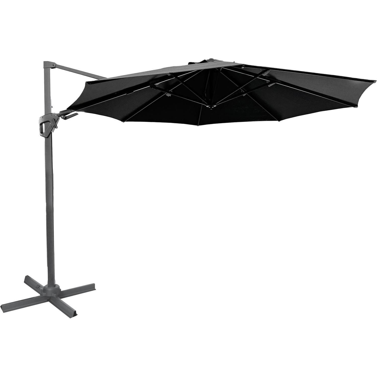 Cantilever Umbrella 3.5m Round Slate Grey